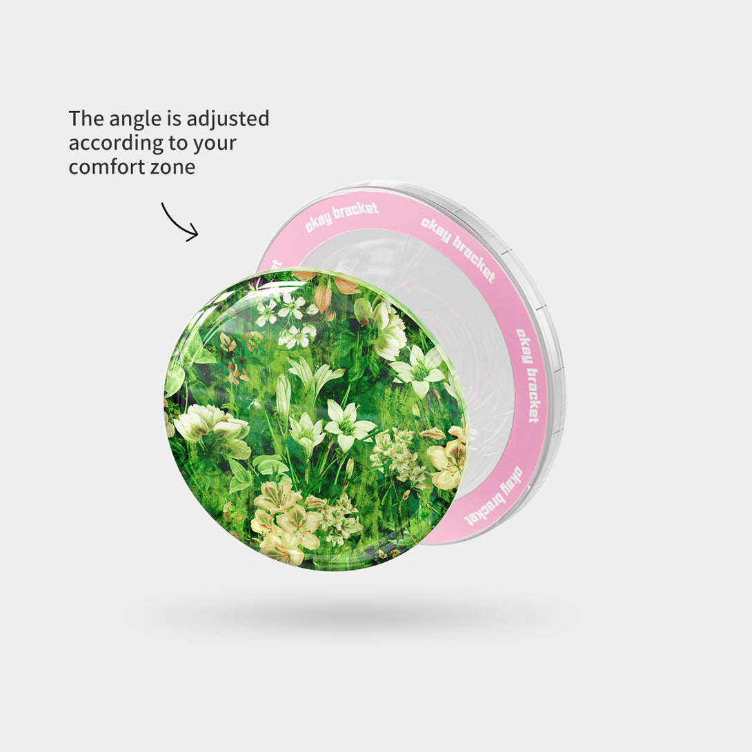 Green Blooming Garden - Airbag Grip For MagSafe