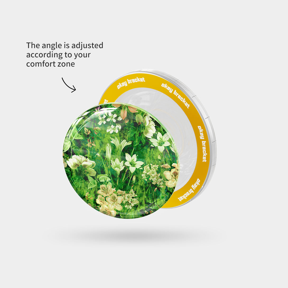 Green Blooming Garden - Airbag Grip For MagSafe