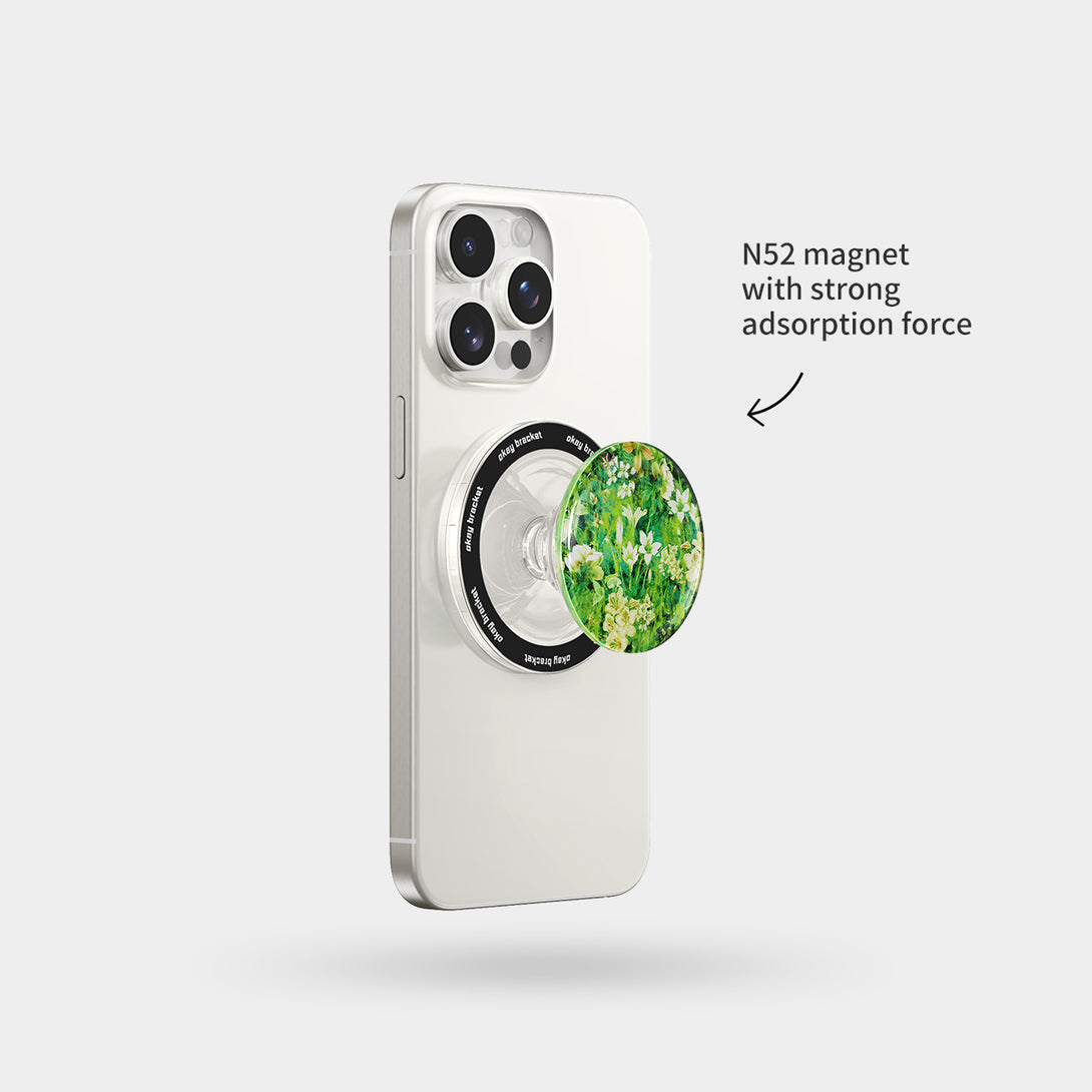 Green Blooming Garden - Airbag Grip For MagSafe