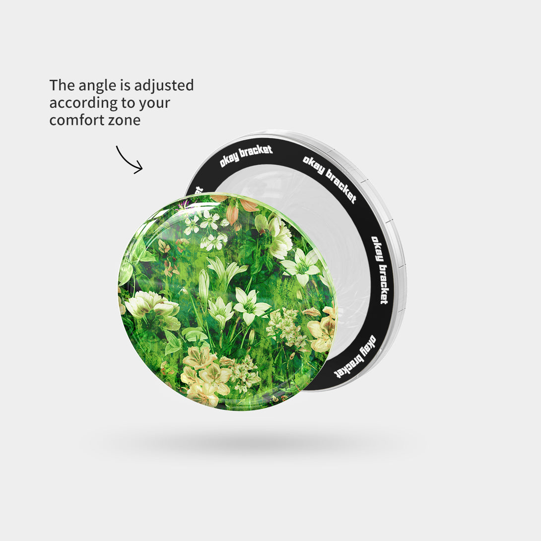 Green Blooming Garden - Airbag Grip For MagSafe