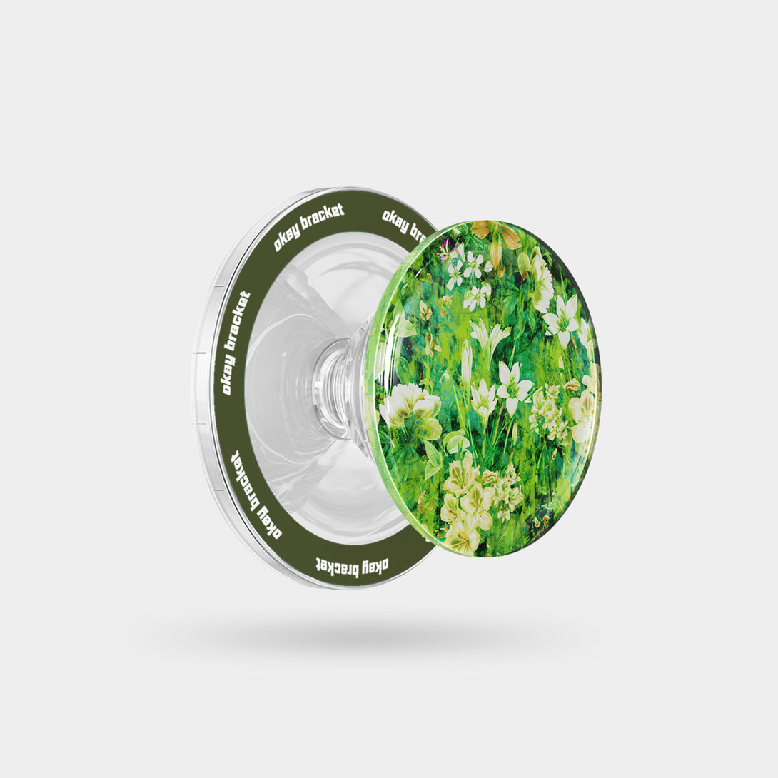 Green Blooming Garden - Airbag Grip For MagSafe