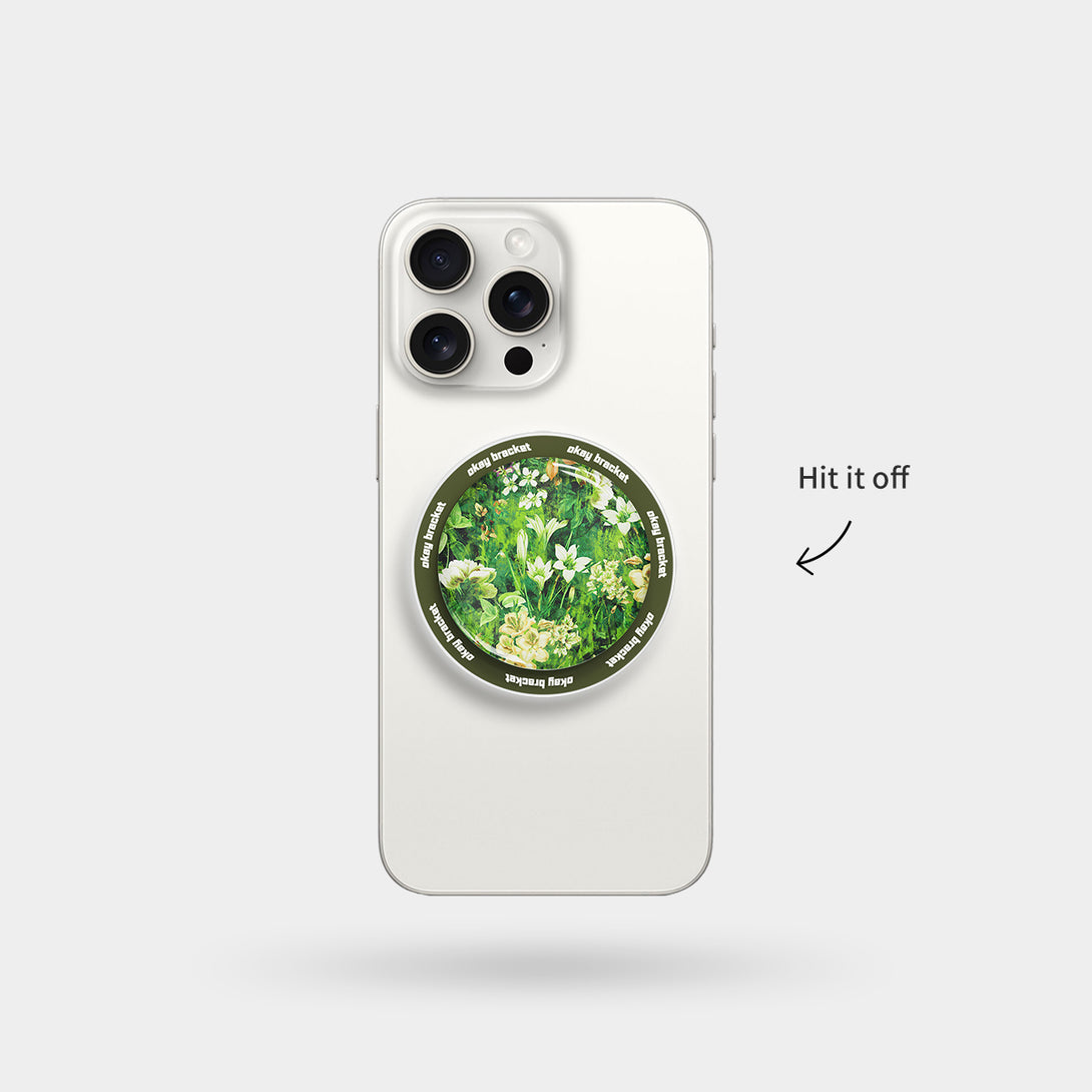 Green Blooming Garden - Airbag Grip For MagSafe