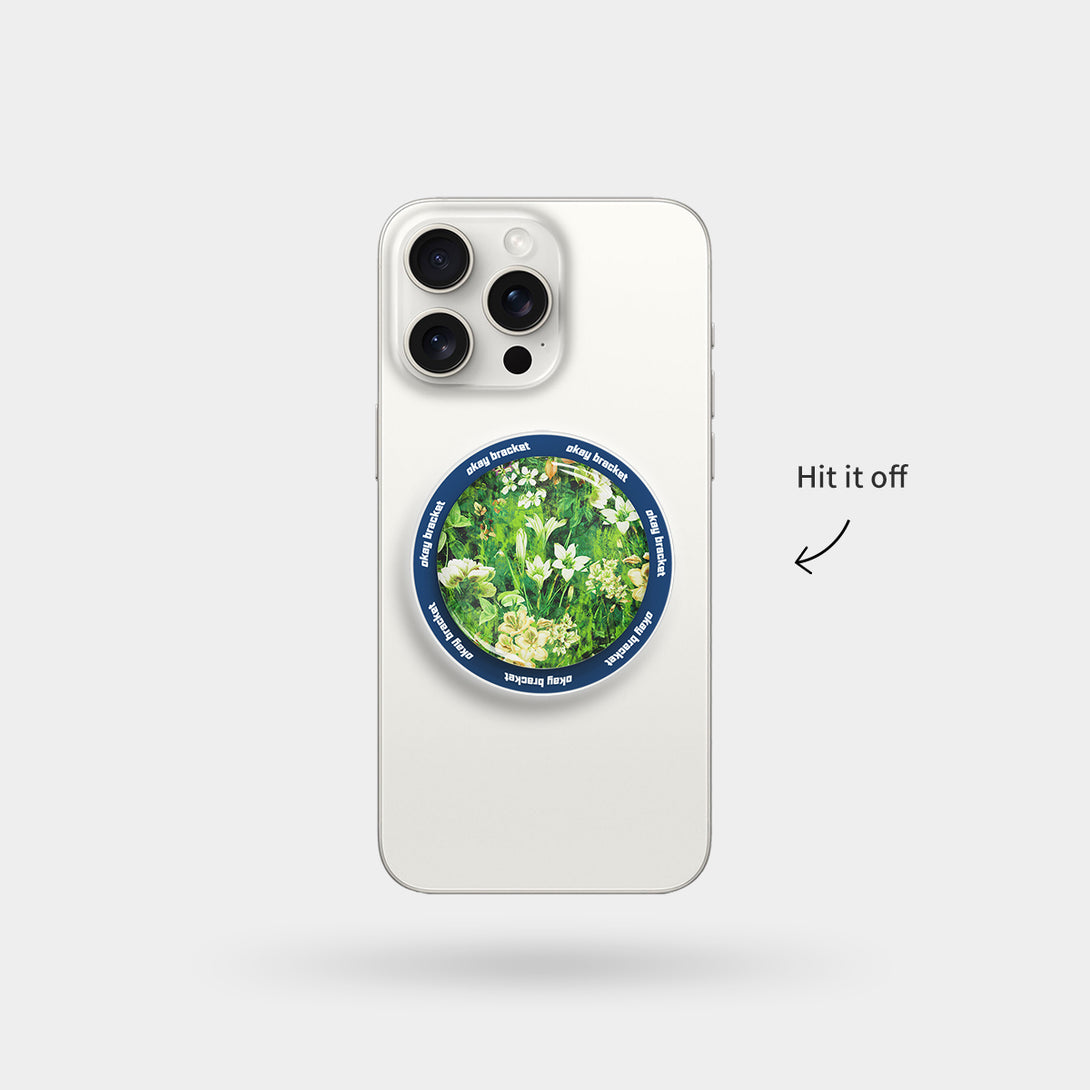 Green Blooming Garden - Airbag Grip For MagSafe