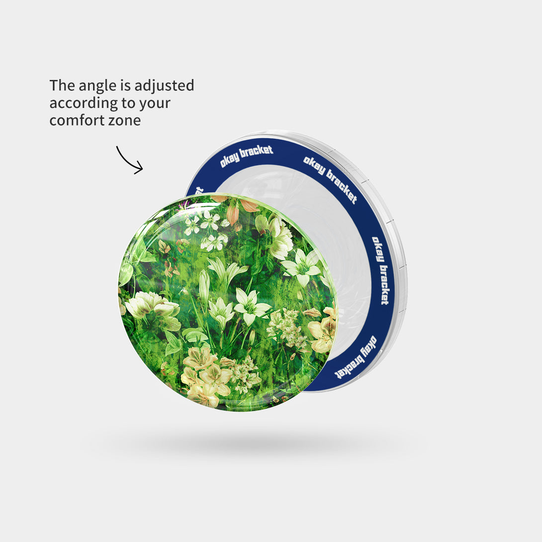 Green Blooming Garden - Airbag Grip For MagSafe