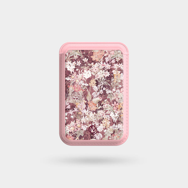 Encounter Among Flowers - Leather Wallet MagSafe Compatible