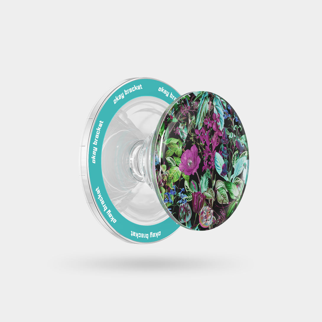 Glowing Flowers - Airbag Grip For MagSafe