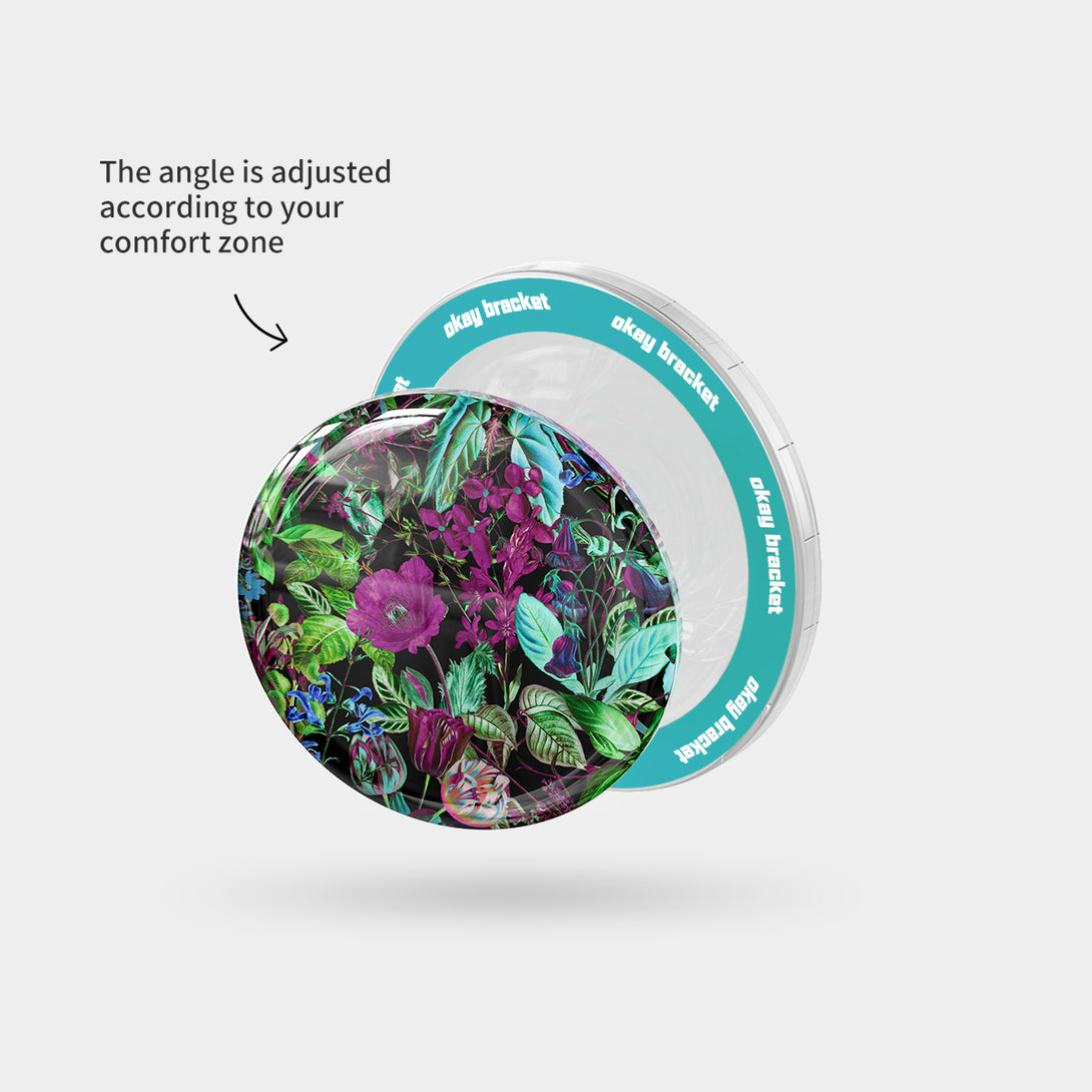 Glowing Flowers - Airbag Grip For MagSafe