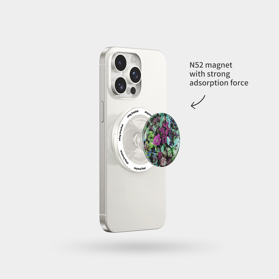Glowing Flowers - Airbag Grip For MagSafe