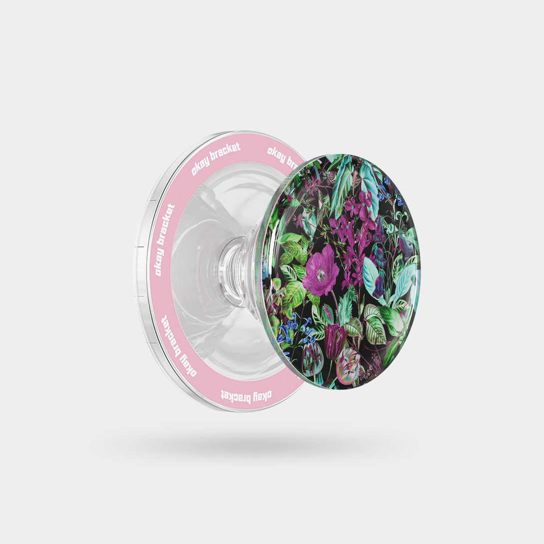 Glowing Flowers - Airbag Grip For MagSafe