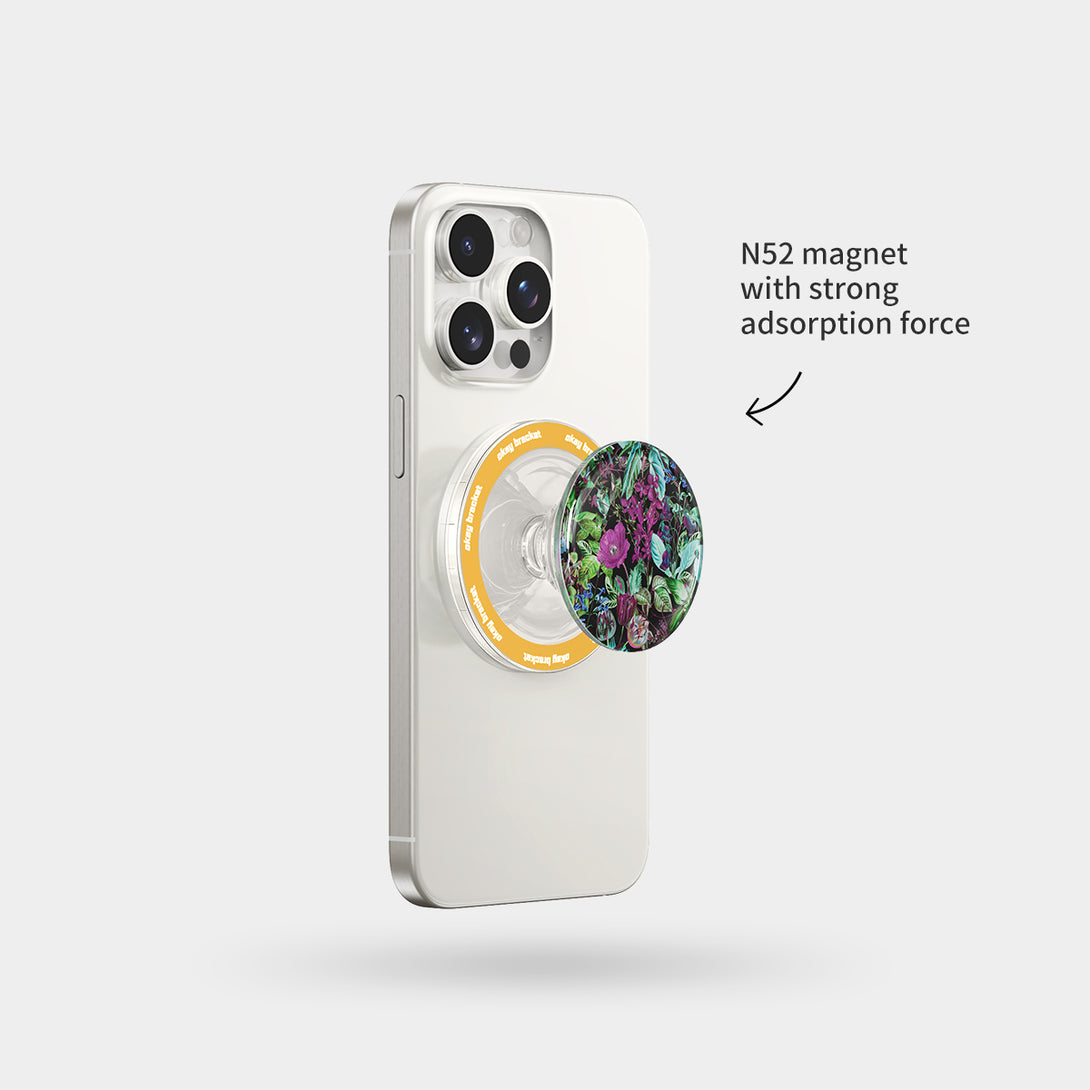 Glowing Flowers - Airbag Grip For MagSafe