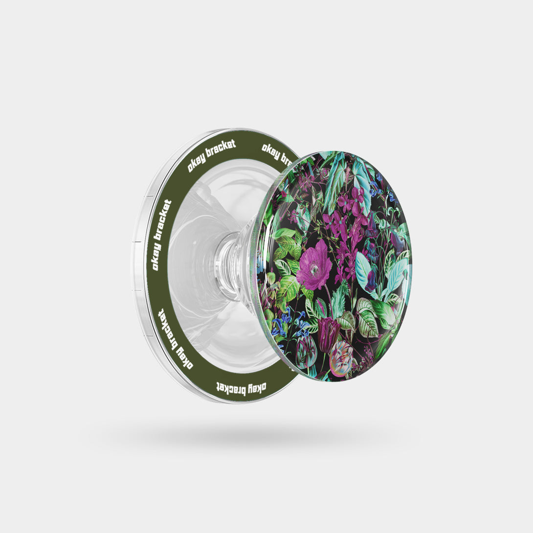 Glowing Flowers - Airbag Grip For MagSafe