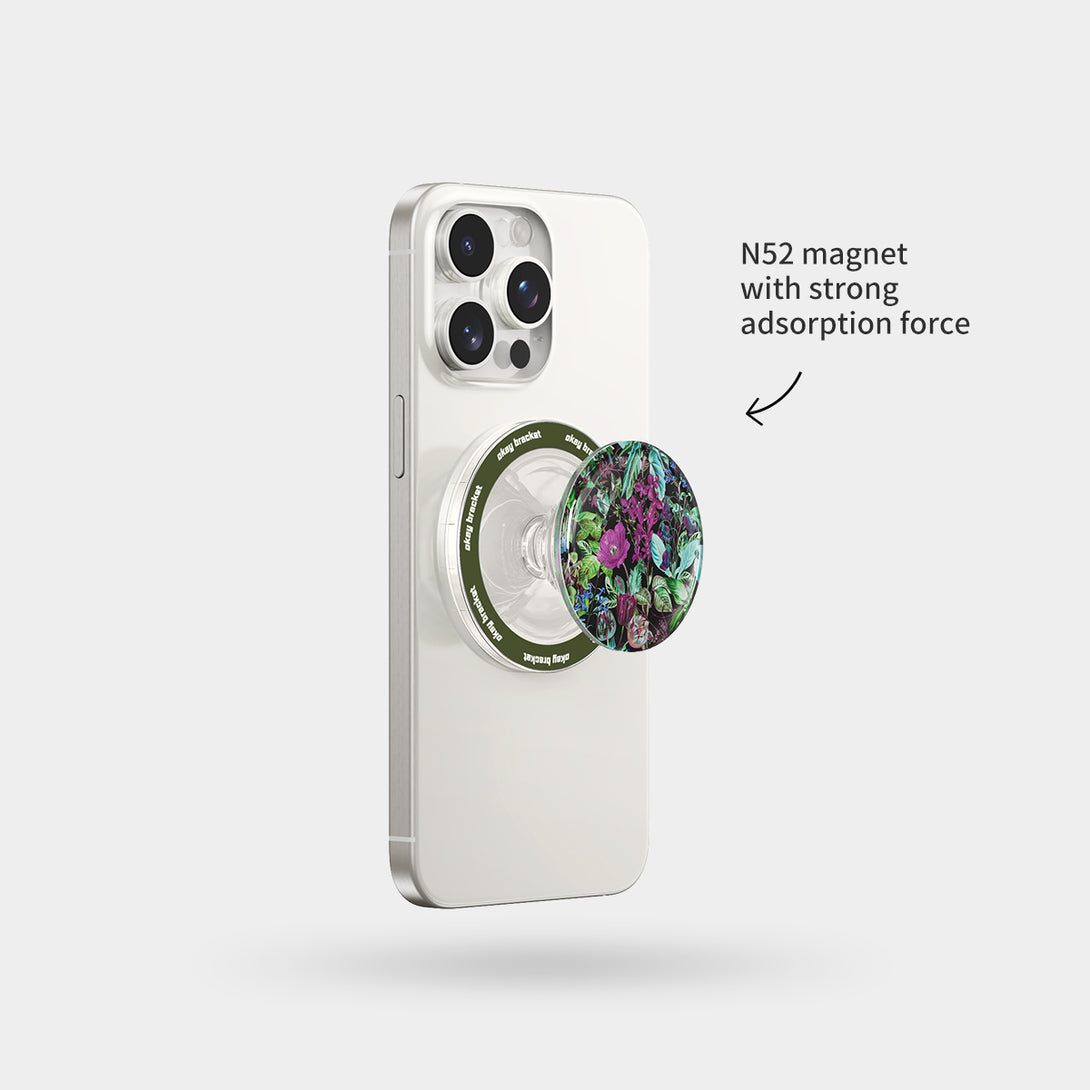 Glowing Flowers - Airbag Grip For MagSafe