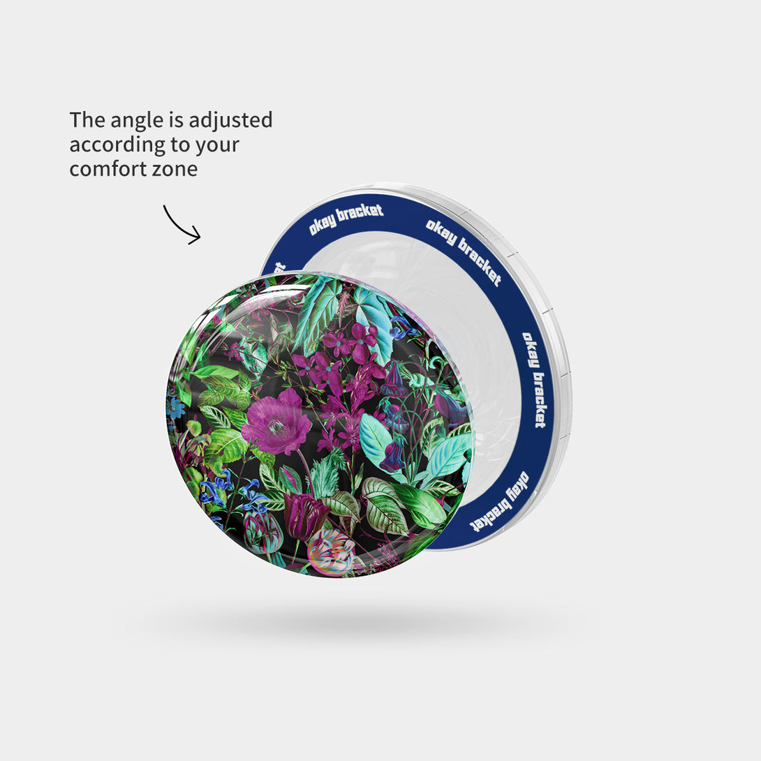 Glowing Flowers - Airbag Grip For MagSafe