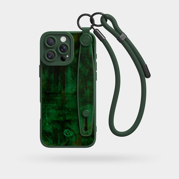 Green House - Wrist Strap Liquid Silicone iPhone Case
