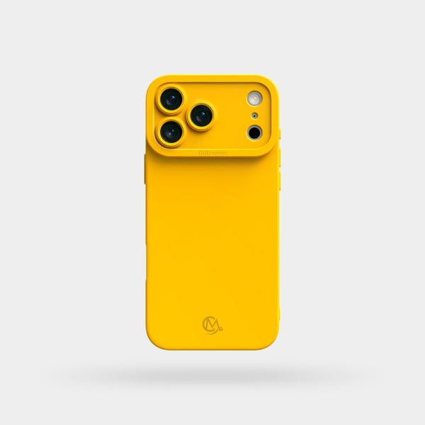 Pupil (Yellow) Liquid Silicone iPhone Case