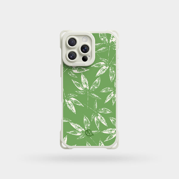 Green Leaves - Ultra Impact Liquid Silicone iPhone Case
